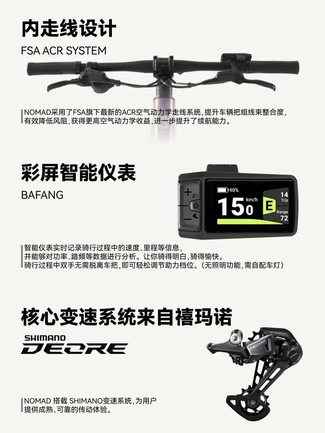 NOMAD 装载与续航卖点