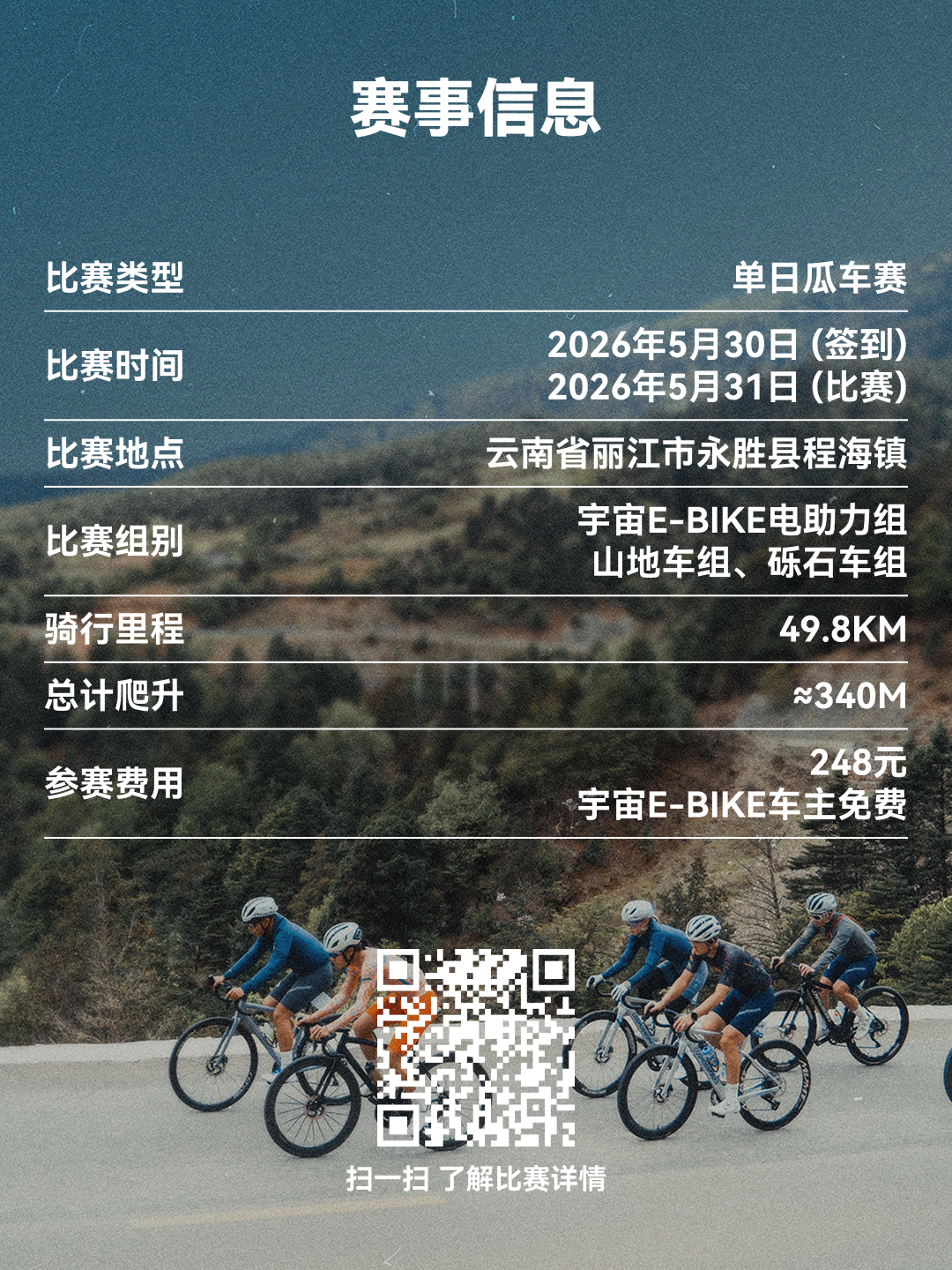 向山而行程海站参赛费用