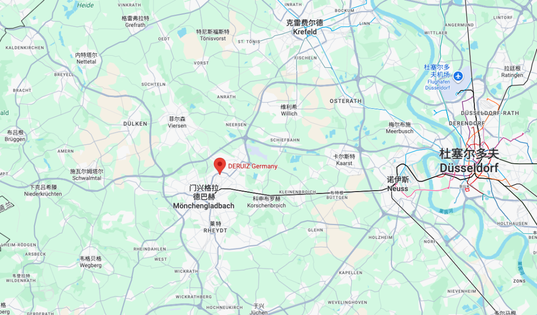 德国门兴格拉德巴赫仓库地图